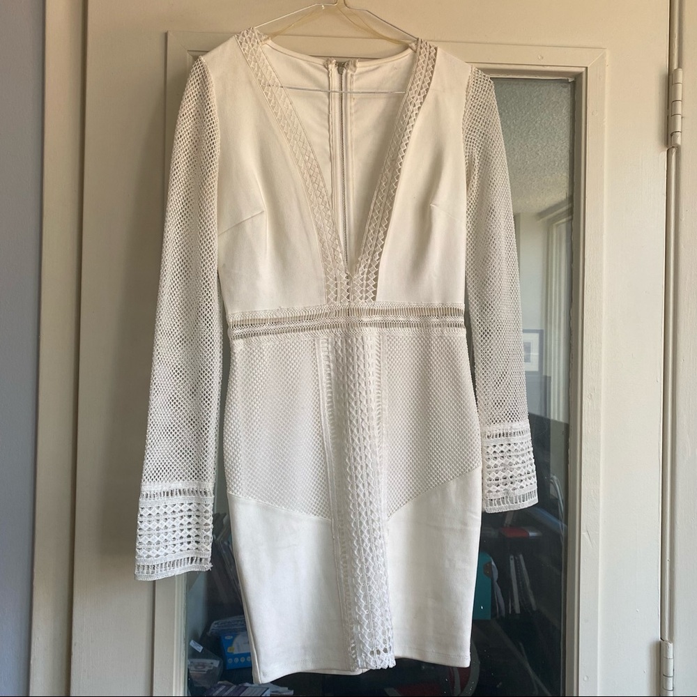 fancy white dress